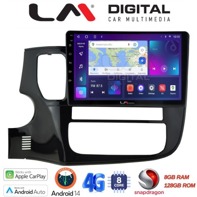 LM Digital - LM ZT8231 GPS Οθόνη OEM Multimedia Αυτοκινήτου για MITSUBISHI OUTLANDER 2013 (CarPlay/AndroidAuto/BT/GPS/WIFI/GPRS)