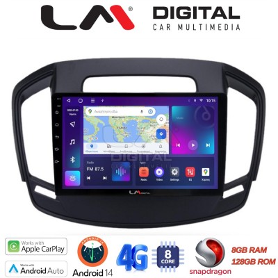 LM Digital - LM ZT8338 GPS Οθόνη OEM Multimedia Αυτοκινήτου για OPEL INSIGNIA 2014 (CarPlay/AndroidAuto/BT/GPS/WIFI/GPRS)