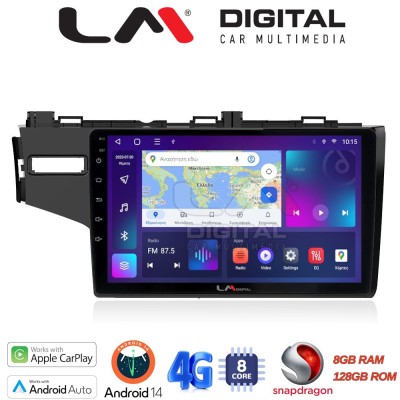 LM Digital - LM ZT8760 GPS Οθόνη OEM Multimedia Αυτοκινήτου για HONDA JAZZ 2013 (CarPlay/AndroidAuto/BT/GPS/WIFI/GPRS)