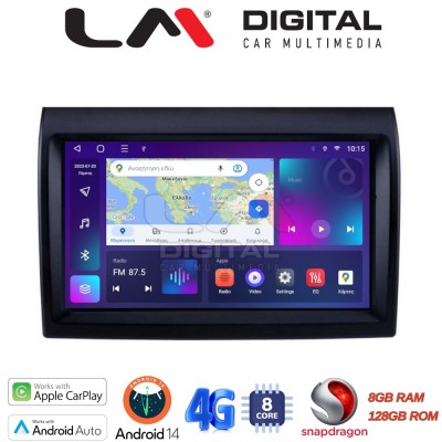 LM Digital - LM ZT8193 GPS Οθόνη OEM Multimedia Αυτοκινήτου για DUCATO, BOXER, JUMBER (CarPlay/AndroidAuto/BT/GPS/WIFI/GPRS)