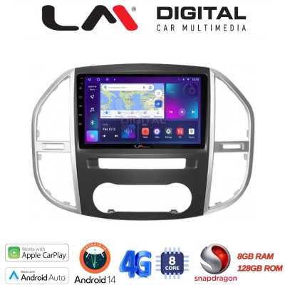 LM Digital - LM ZT8669 GPS Οθόνη OEM Multimedia Αυτοκινήτου για Mercedes Vito 2015 (CarPlay/AndroidAuto/BT/GPS/WIFI/GPRS)