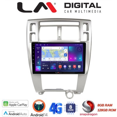 LM Digital - LM ZT8006 GPS Οθόνη OEM Multimedia Αυτοκινήτου για Hyundai Tucson 2004 2010 (CarPlay/AndroidAuto/BT/GPS/WIFI/GPRS)