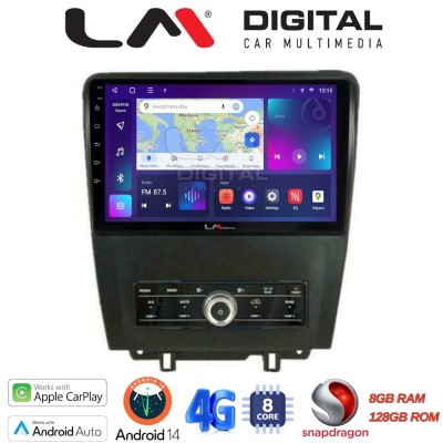 LM Digital - LM ZT8249 GPS Οθόνη OEM Multimedia Αυτοκινήτου για Ford Edge 2015 (CarPlay/AndroidAuto/BT/GPS/WIFI/GPRS)
