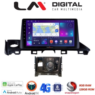 LM Digital - LM ZT8214 GPS Οθόνη OEM Multimedia Αυτοκινήτου για Mazda 6 2017 2020 (CarPlay/AndroidAuto/BT/GPS/WIFI/GPRS)