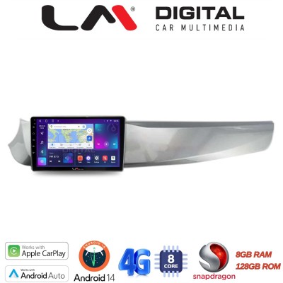 LM Digital - LM ZT8643 GPS Οθόνη OEM Multimedia Αυτοκινήτου για Alfa Romeo Guilietta 2010 2014 (CarPlay/AndroidAuto/BT/GPS/WIFI