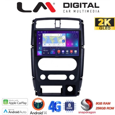 LM Digital - LM ZQ8186 GPS Οθόνη OEM Multimedia Αυτοκινήτου για SUZUKI JIMNY 2007 2018 (CarPlay/AndroidAuto/BT/GPS/WIFI/GPRS)