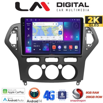 LM Digital - LM ZQ8367A GPS Οθόνη OEM Multimedia Αυτοκινήτου για FORD MONDEO 2007 2010 (CarPlay/AndroidAuto/BT/GPS/WIFI/GPRS)