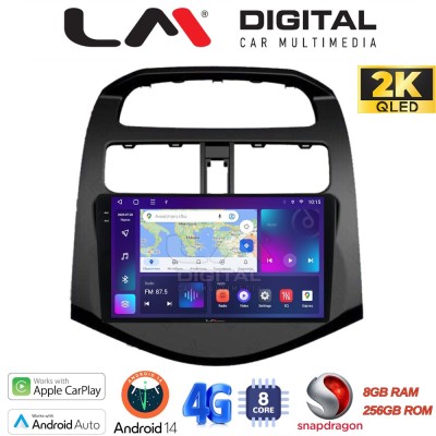 LM Digital - LM ZQ8589 GPS Οθόνη OEM Multimedia Αυτοκινήτου για DAEWOO SPARK 20092016 (CarPlay/AndroidAuto/BT/GPS/WIFI/GPRS)