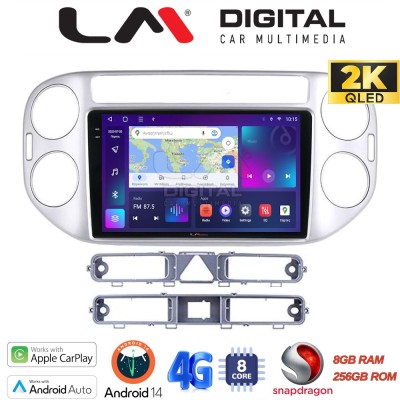 LM Digital - LM ZQ8590 GPS Οθόνη OEM Multimedia Αυτοκινήτου για VW TIGUAN 20072017 (CarPlay/AndroidAuto/BT/GPS/WIFI/GPRS)