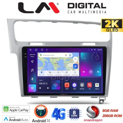 LM Digital - LM ZQ8591S GPS Οθόνη OEM Multimedia Αυτοκινήτου για 0 (CarPlay/AndroidAuto/BT/GPS/WIFI/GPRS)