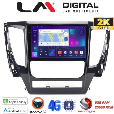 LM Digital - LM ZQ8992 GPS Οθόνη OEM Multimedia Αυτοκινήτου για Mitsubishi Pajero 2014 (CarPlay/AndroidAuto/BT/GPS/WIFI/GPRS)