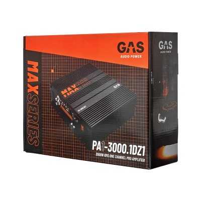 MAX PA1-3000.1DZ1 One channel ενισχυτής αυτοκινήτου Gas Audio Power 1ohm 6000W MAX PA1-3000.1DZ1 One channel ενισχυτής αυτοκινήτου Gas Audio Power 1ohm 6000W