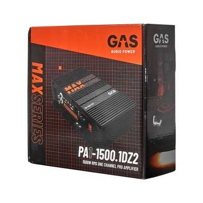 MAX PA1-1500.1DZ2 One channel ενισχυτής αυτοκινήτου Gas Audio Power 2ohm 3000W MAX PA1-1500.1DZ2 One channel ενισχυτής αυτοκινήτου Gas Audio Power 2ohm 3000W