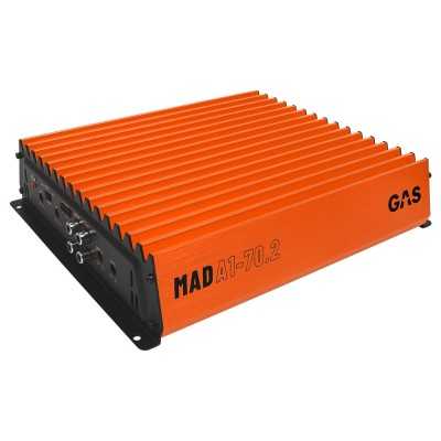 MAD A1-70.2 Two channel amplifier αυτοκινήτου Gas Audio Power MAD A1-70.2 Two channel amplifier αυτοκινήτου Gas Audio Power