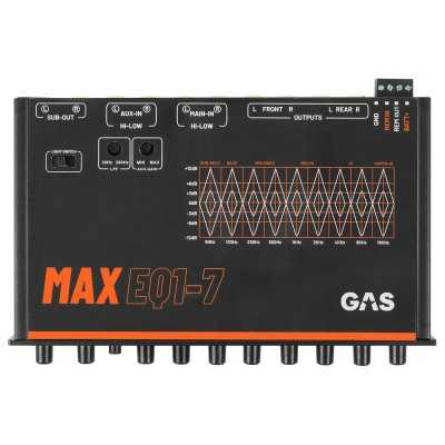 PRO Equalizer αυτοκινήτου Gas Audio Power Level 1 MAX EQ1-7