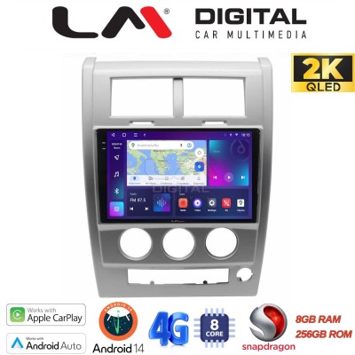 LM Digital - LM ZQ8334 GPS Οθόνη OEM Multimedia Αυτοκινήτου για Jeep Cherokee KK 2008 2014 (CarPlay/AndroidAuto/BT/GPS/WIFI/GPR