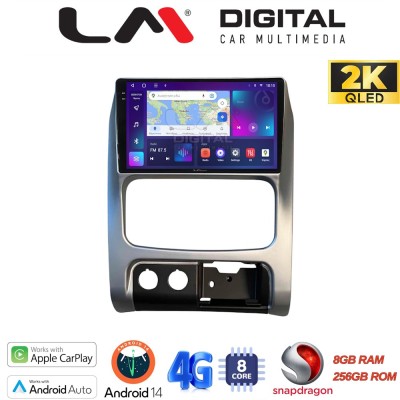 LM Digital - LM ZQ8736 GPS Οθόνη OEM Multimedia Αυτοκινήτου για JEEP CHEROKEE & LIBERTY 2002-2007 (CarPlay/AndroidAuto/BT/GPS/WI