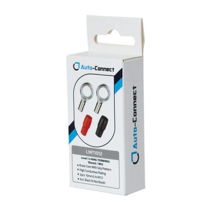 L1RT1012 Ring Terminal 10 mm² M12 Level 1 Auto-Connect red/black