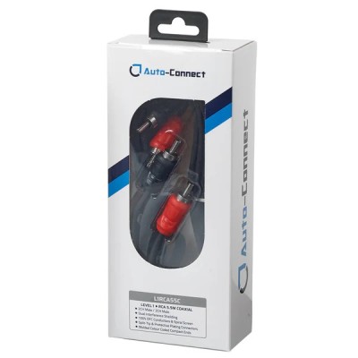 L1RCA55C Coaxial RCA Signal Cable Level 1 Auto-Connect 5.5m