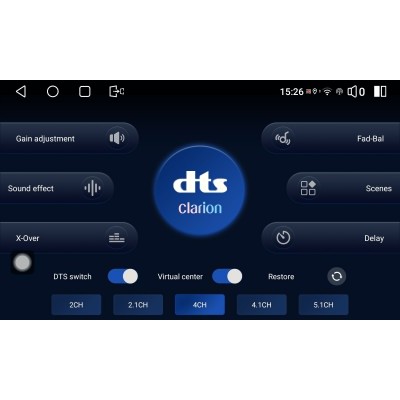 CLARION GL75302 Οθόνη OEM Multimedia Αυτοκινήτου για MITSUBISHI OUTLANDER 2001 2006 (CarPlay/AndroidAuto/BT/GPS/WIFI/GPRS)