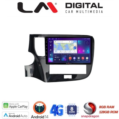 LM Digital - LM ZT8894 GPS Οθόνη OEM Multimedia Αυτοκινήτου για Mitsubishi Outlander 2020 (CarPlay/AndroidAuto/BT/GPS/WIFI/GPRS