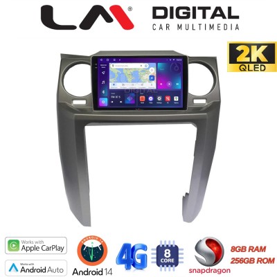 LM Digital - LM ZQ8725 GPS Οθόνη OEM Multimedia Αυτοκινήτου για Land Rover Discovery 3 2004 2009 (CarPlay/AndroidAuto/BT/GPS/WI