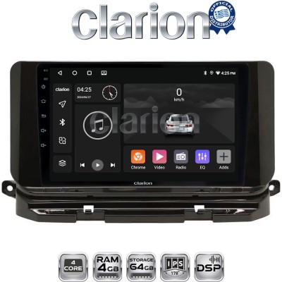 CLARION GL32280 Οθόνη OEM Multimedia Αυτοκινήτου για Skoda Octavia 2021 (CarPlay/AndroidAuto/BT/GPS/WIFI/GPRS)