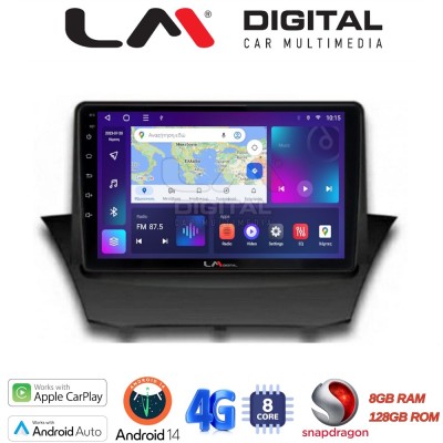 LM Digital - LM ZT8152 GPS Οθόνη OEM Multimedia Αυτοκινήτου για FORD FIESTA 20082017 (CarPlay/AndroidAuto/BT/GPS/WIFI/GPRS)
