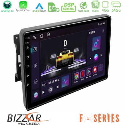 Bizzar F Series 8Core Android14 4+64GB Chrysler / Dodge / Jeep Navigation Multimedia Tablet 10" Με Carplay & Android Auto