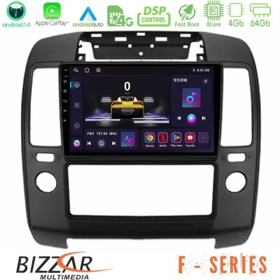 Bizzar F Series 8Core Android14 4+64GB Nissan Navara Navigation Multimedia Tablet 9" Με Carplay & Android Auto Bizzar F Series 8Core Android14 4+64GB Nissan Navara Navigation Multimedia Tablet 9" Με Carplay & Android Auto