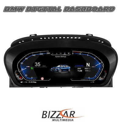 BMW X6 E71 2008-2013 Digital LCD Instrument Cluster 12,3" με HD οθόνη 1920*720