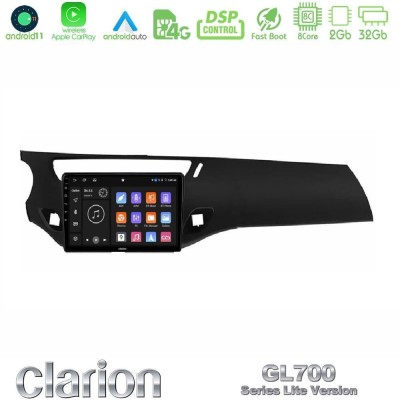 Clarion GL700 Lite Series 8Core Android11 2+32GB Citroen C3/DS3 2009-2016 Navigation Multimedia Tablet 9" Με Carplay & Android A
