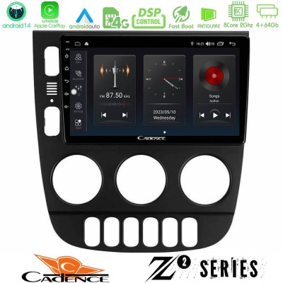 Cadence Z2 Series 8Core Android14 4+64GB Mercedes ML Class 1998-2005 Navigation Multimedia Tablet 9" Με Carplay & Android Auto