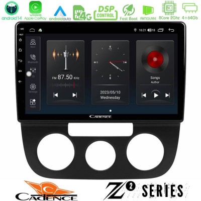 Cadence Z2 Series 8Core Android14 4+64GB VW Jetta Navigation Multimedia Tablet 10" Με Carplay & Android Auto