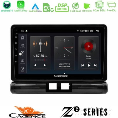 Cadence Z2 Series 8Core Android14 4+64GB Citroen C3 2016- Navigation Multimedia Tablet 9" Με Carplay & Android Auto (Low Version