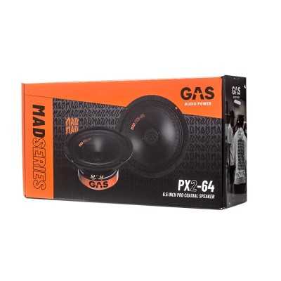 PX264 Ομοαξονικό ηχείο αυτοκινήτου PRO SPL 6.5" 200 W Gas Audio Power MAD ΤΙΜΗ ΤΕΜΑΧΙΟΥ PX264 Ομοαξονικό ηχείο αυτοκινήτου PRO SPL 6.5" 200 W Gas Audio Power MAD ΤΙΜΗ ΤΕΜΑΧΙΟΥ