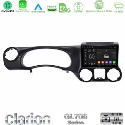 Clarion GL700 QUALCOMM Series 8Core Android ClarionOS 4+64GB Jeep Wrangler 2011-2014 Navigation Multimedia Tablet 10" Με Carplay Clarion GL700 QUALCOMM Series 8Core Android ClarionOS 4+64GB Jeep Wrangler 2011-2014 Navigation Multimedia Tablet 10" Με Carplay