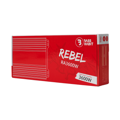 Rebel RA3600W BASS HABIT 1 CHANNEL CLASS D Rebel RA3600W BASS HABIT 1 CHANNEL CLASS D