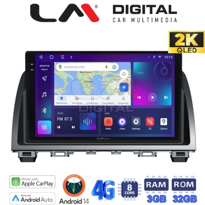 LM Digital - LM ZD8212 GPS Οθόνη OEM Multimedia Αυτοκινήτου για Mazda 6 2013 2017 (CarPlay/AndroidAuto/BT/GPS/WIFI/GPRS)