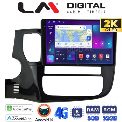 LM Digital - LM ZD8231 GPS Οθόνη OEM Multimedia Αυτοκινήτου για MITSUBISHI OUTLANDER 2013 (CarPlay/AndroidAuto/BT/GPS/WIFI/GPRS)