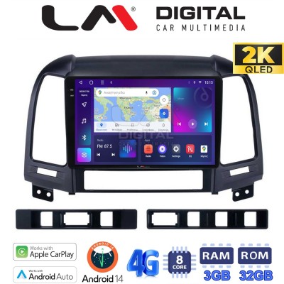 LM Digital - LM ZD8239 GPS Οθόνη OEM Multimedia Αυτοκινήτου για Hyundai SantaFe 2006 2013 (CarPlay/AndroidAuto/BT/GPS/WIFI/GPRS LM Digital - LM ZD8239 GPS Οθόνη OEM Multimedia Αυτοκινήτου για Hyundai SantaFe 2006 2013 (CarPlay/AndroidAuto/BT/GPS/WIFI/GPRS