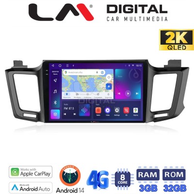 LM Digital - LM ZD8947 GPS Οθόνη OEM Multimedia Αυτοκινήτου για TOYOTA RAV 4 2013 2020 (CarPlay/AndroidAuto/BT/GPS/WIFI/GPRS)