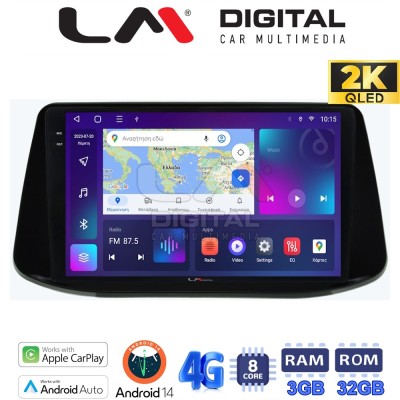 LM Digital - LM ZD8960 GPS Οθόνη OEM Multimedia Αυτοκινήτου για Hyundai i30 2018 (CarPlay/AndroidAuto/BT/GPS/WIFI/GPRS)