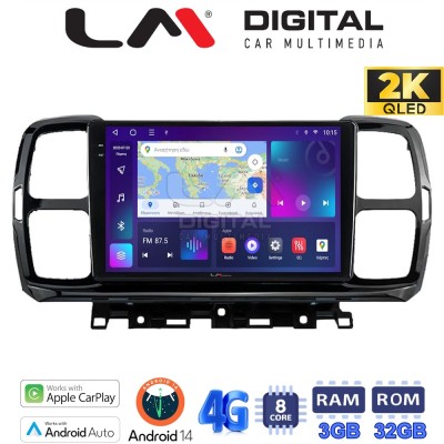 LM Digital - LM ZD8996 GPS Οθόνη OEM Multimedia Αυτοκινήτου για Citroen C5 AirCross 2017 2021 (CarPlay/AndroidAuto/BT/GPS/WIFI/