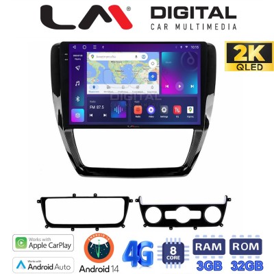 LM Digital - LM ZD8552 GPS Οθόνη OEM Multimedia Αυτοκινήτου για VW Jetta 2011 2018 (CarPlay/AndroidAuto/BT/GPS/WIFI/GPRS)