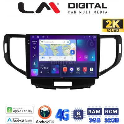 LM Digital - LM ZD8363 GPS Οθόνη OEM Multimedia Αυτοκινήτου για Honda Accord 2008 2013 με 8Core 3GB/32GB και 2K οθόνη (CarPlay/