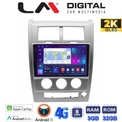 LM Digital - LM ZD8334 GPS Οθόνη OEM Multimedia Αυτοκινήτου για Jeep Cherokee KK 2008 2014 (CarPlay/AndroidAuto/BT/GPS/WIFI/GPR