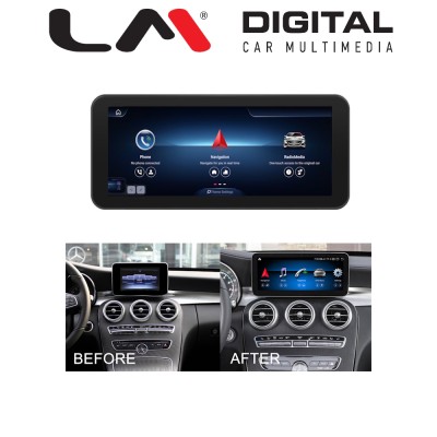 LM Digital - LM JFK510 8128 Οθόνη OEM Multimedia Αυτοκινήτου για Mercedes GLC/C class W205/V Class 2016 2019 με εργοστασιακό σύ
