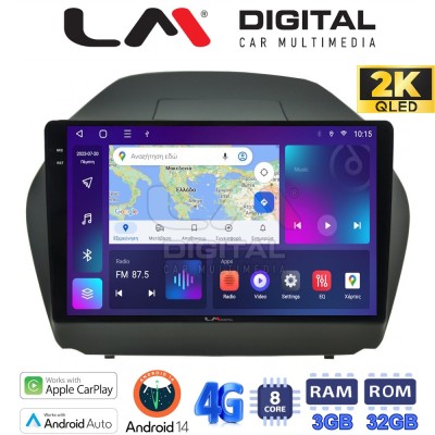 LM Digital - LM ZD8414 GPS Οθόνη OEM Multimedia Αυτοκινήτου για HYUNDAI IX35 20092015 (CarPlay/AndroidAuto/BT/GPS/WIFI/GPRS)