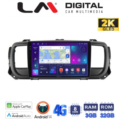 LM Digital - LM ZD8705 GPS Οθόνη OEM Multimedia Αυτοκινήτου για Citroën SpaceTourer 2016 Citroën Jumpy 2016 Peugeot Expert 2016 